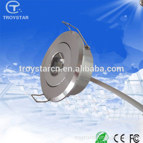 3 years quality assurance Bridgelux 45mil recessed 1 watt recessed led mini downlight